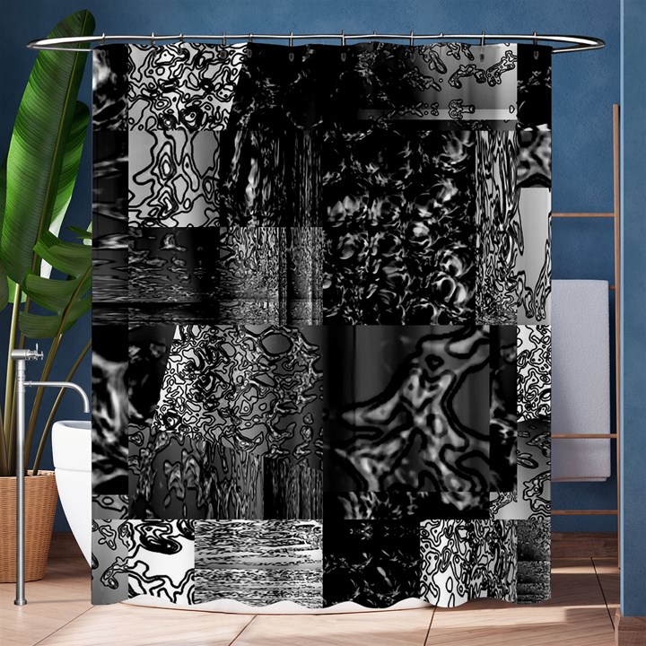 Frequencies Shower Curtain 60  x 72  (Medium) 