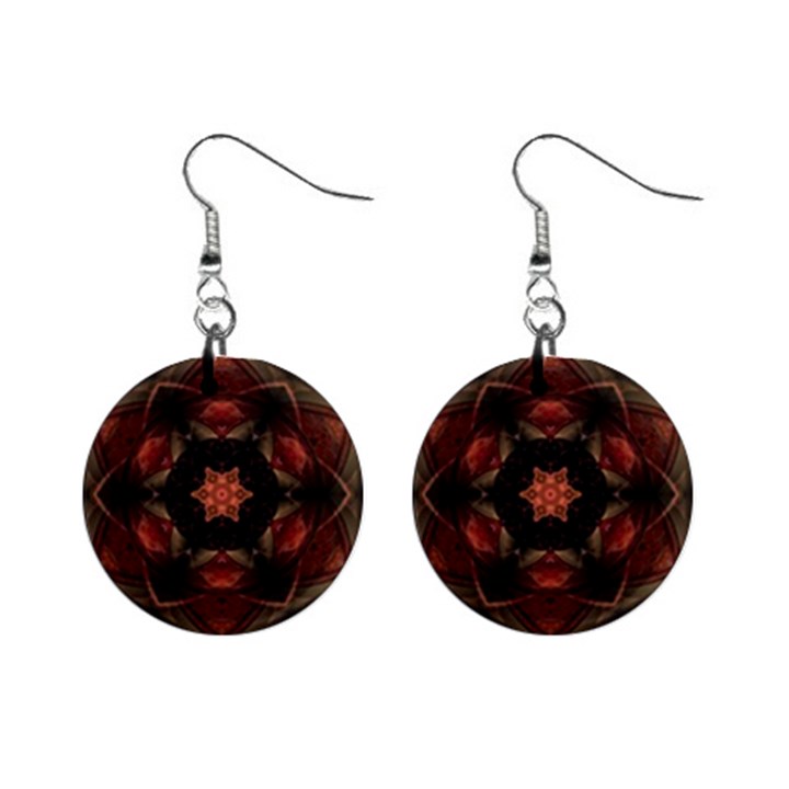 Mrn Medallion Mini Button Earrings