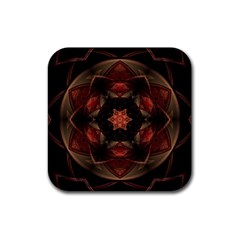 Mrn Medallion Rubber Coaster (square)  by MRNStudios