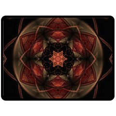 Mrn Medallion Double Sided Fleece Blanket (large)  by MRNStudios