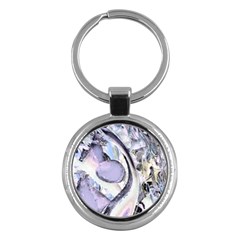 Landslide Baby Blue Key Chain (round) by MRNStudios