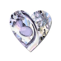 Landslide Baby Blue Heart Magnet by MRNStudios