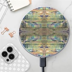 Painted Stripes Repeats Wireless Charger by kaleidomarblingart