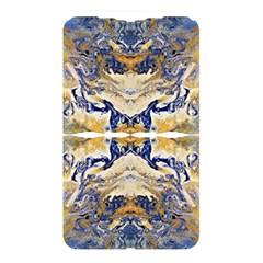 Gold On Blue Symmetry Memory Card Reader (rectangular) by kaleidomarblingart