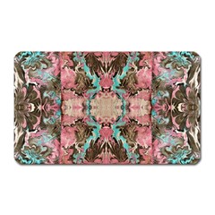 Velvet Arabesque Magnet (rectangular) by kaleidomarblingart