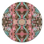 Velvet Arabesque Magnet 5  (Round) Front