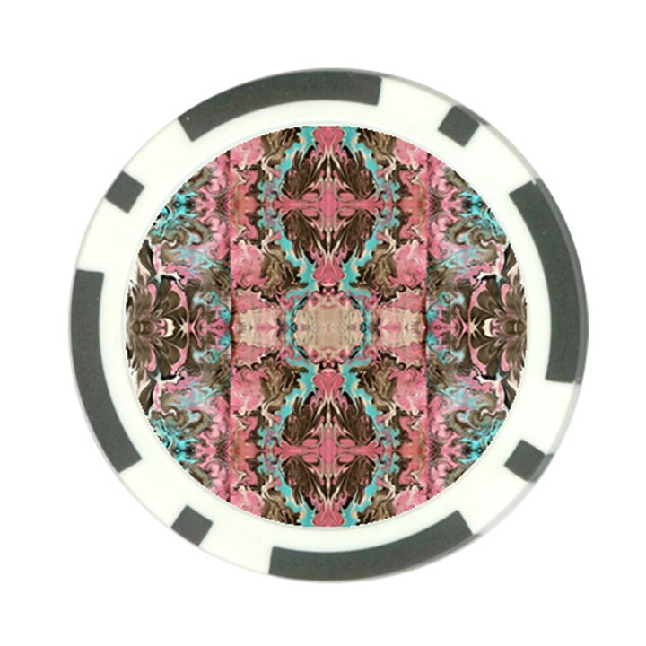 Velvet Arabesque Poker Chip Card Guard