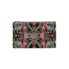 Velvet Arabesque Cosmetic Bag (small) by kaleidomarblingart