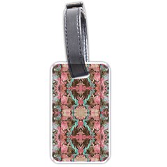 Velvet Arabesque Luggage Tag (one Side) by kaleidomarblingart