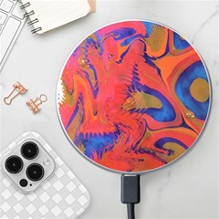 Red Flames Wireless Charger