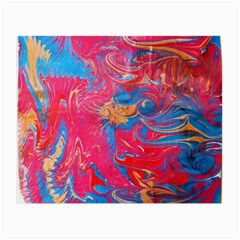 Abstract Flames Small Glasses Cloth (2 Sides) by kaleidomarblingart