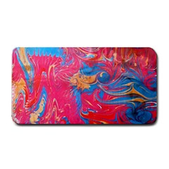 Abstract Flames Medium Bar Mats by kaleidomarblingart