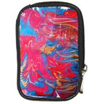 Abstract flames Compact Camera Leather Case Front