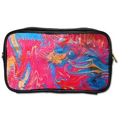 Abstract Flames Toiletries Bag (two Sides) by kaleidomarblingart