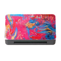 Abstract Flames Memory Card Reader With Cf by kaleidomarblingart