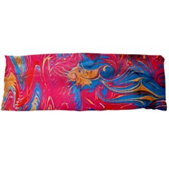 Abstract Flames Body Pillow Case Dakimakura (two Sides) by kaleidomarblingart