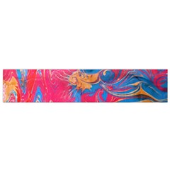 Abstract Flames Small Flano Scarf by kaleidomarblingart