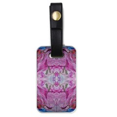 Painted Gem Luggage Tag (one Side) by kaleidomarblingart