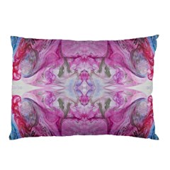 Painted Gem Pillow Case (two Sides) by kaleidomarblingart