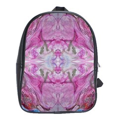 Painted Gem School Bag (xl) by kaleidomarblingart