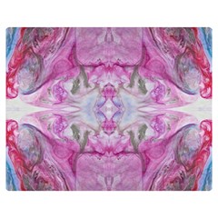 Painted Gem Double Sided Flano Blanket (medium)  by kaleidomarblingart