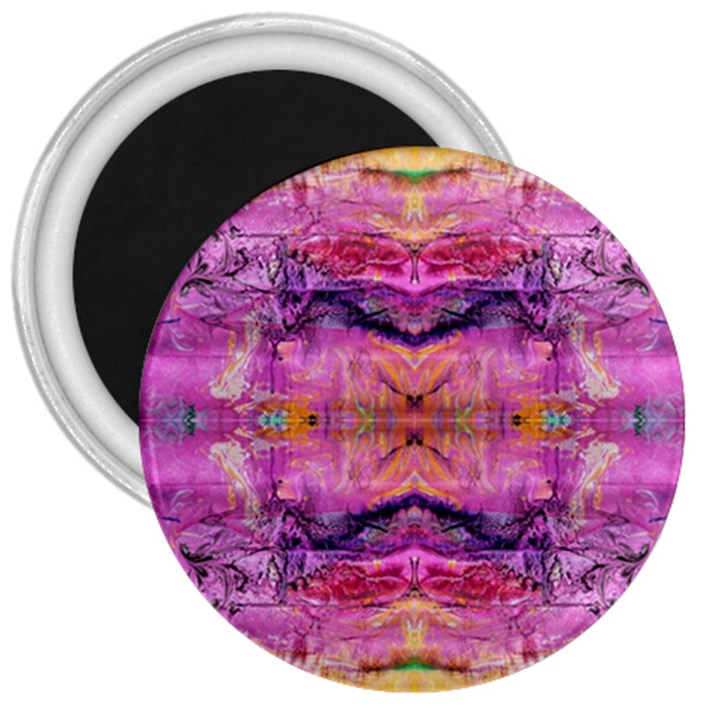 Magenta kaleidoscope 3  Magnets