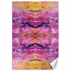 Magenta Kaleidoscope Canvas 20  X 30  by kaleidomarblingart