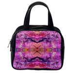 Magenta kaleidoscope Classic Handbag (One Side) Front