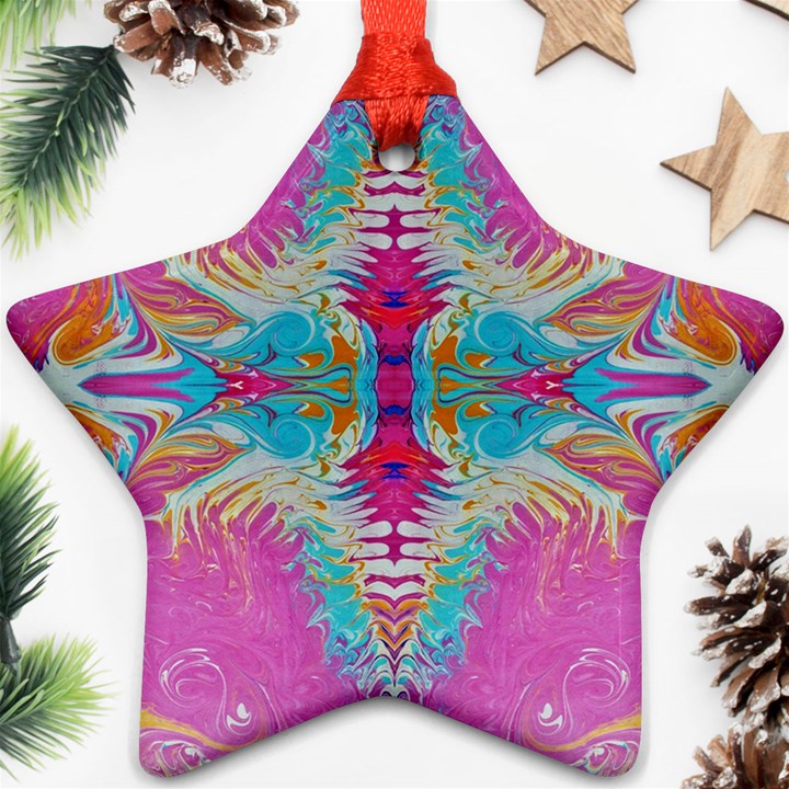 Indian Summer I Ornament (Star)