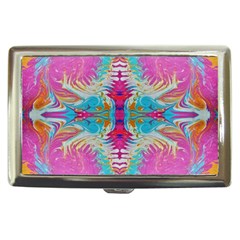 Indian Summer I Cigarette Money Case by kaleidomarblingart