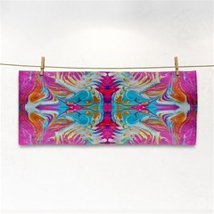 Indian Summer I Hand Towel by kaleidomarblingart