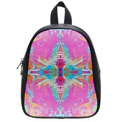 Indian Summer I School Bag (small) by kaleidomarblingart