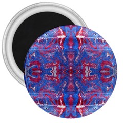 Red Blue Repeats 3  Magnets