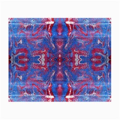 Red Blue Repeats Small Glasses Cloth