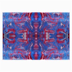 Red Blue Repeats Large Glasses Cloth (2 Sides)