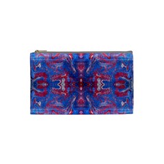 Red Blue Repeats Cosmetic Bag (Small)