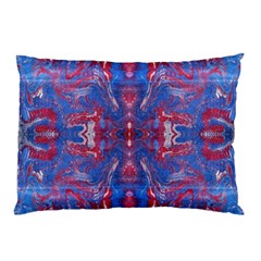 Red Blue Repeats Pillow Case (Two Sides)