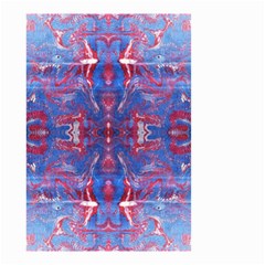 Red Blue Repeats Small Garden Flag (Two Sides)