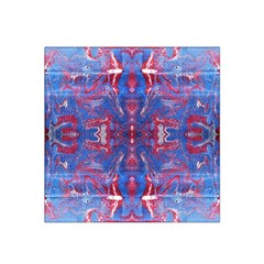 Red Blue Repeats Satin Bandana Scarf