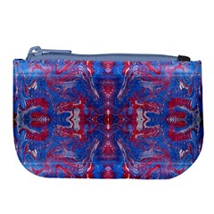 Red Blue Repeats Large Coin Purse