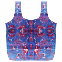 Red Blue Repeats Full Print Recycle Bag (XXXL)