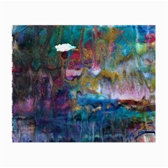 Abstract Turquoise Small Glasses Cloth