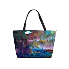 Abstract Turquoise Classic Shoulder Handbag by kaleidomarblingart