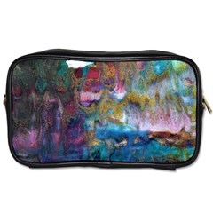 Abstract Turquoise Toiletries Bag (two Sides) by kaleidomarblingart