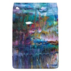 Abstract Turquoise Removable Flap Cover (l) by kaleidomarblingart