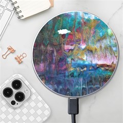 Abstract Turquoise Wireless Charger