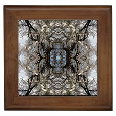 Spring Patterns Repeat Framed Tile by kaleidomarblingart