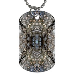 Spring Patterns Repeat Dog Tag (two Sides) by kaleidomarblingart