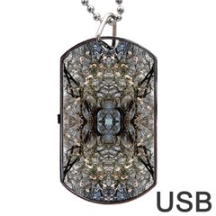 Spring Patterns Repeat Dog Tag USB Flash (Two Sides)