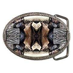 Wood Patterns Belt Buckles by kaleidomarblingart